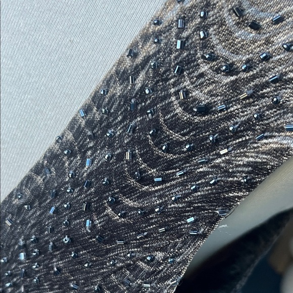 Jovani Shimmering Black Maxi Dress - Picture 4 of 4